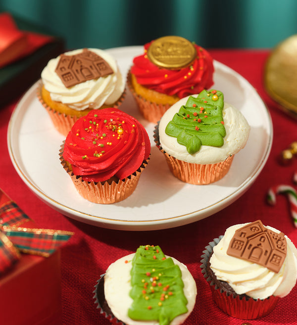 Christmas Vegan And Gluten Free Cupcake Box