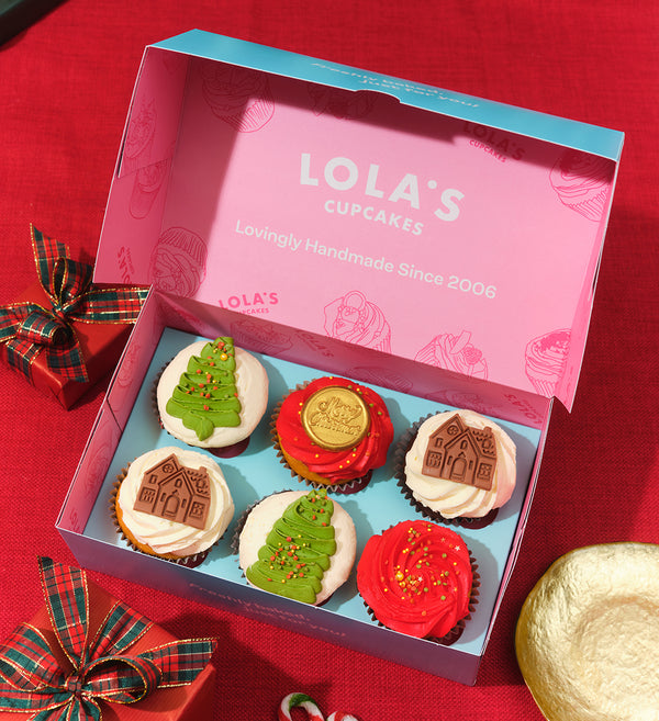 Christmas Vegan And Gluten Free Cupcake Box