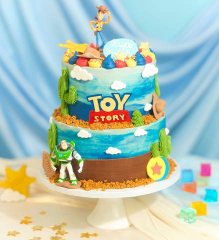 Disney Toy Story Themed Two Tier Cake