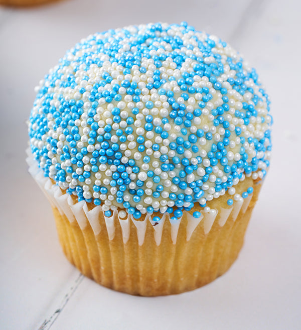 Blue Cupcake Box