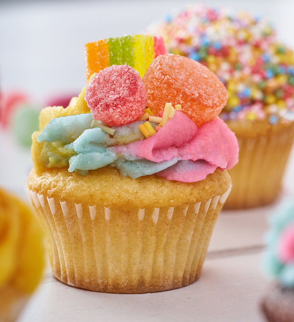 Rainbow Mini Cupcake Box