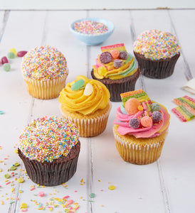 Rainbow Cupcake Box