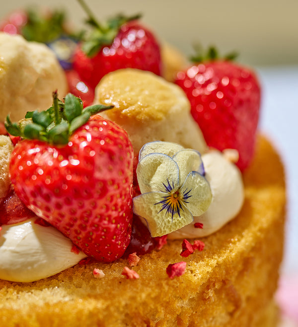 20th Birthday Cream Tea Layer Cake