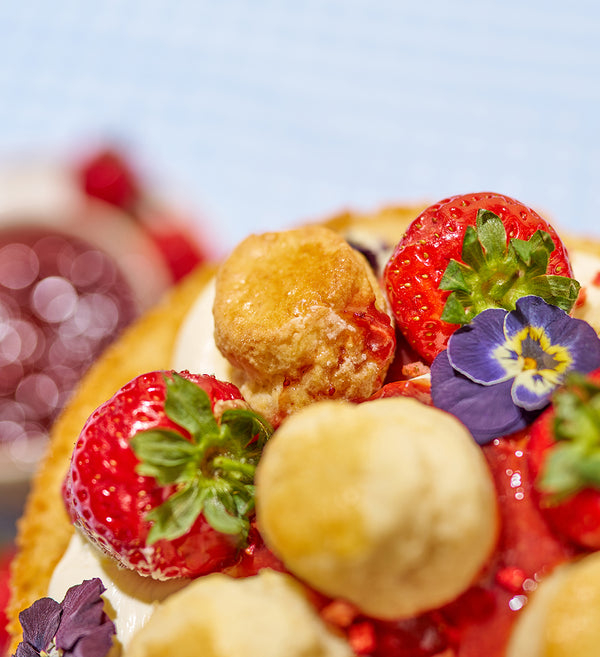 20th Birthday Cream Tea Layer Cake