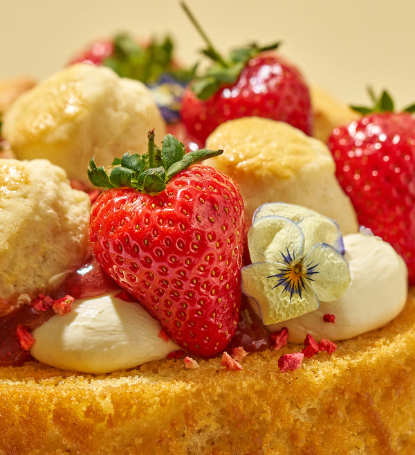 20th Birthday Cream Tea Layer Cake