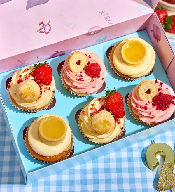 20th Birthday Cupcake Box
