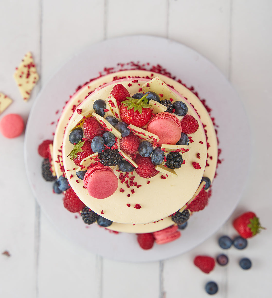 Tutti Frutti Mini Two Tier Loaded Cake