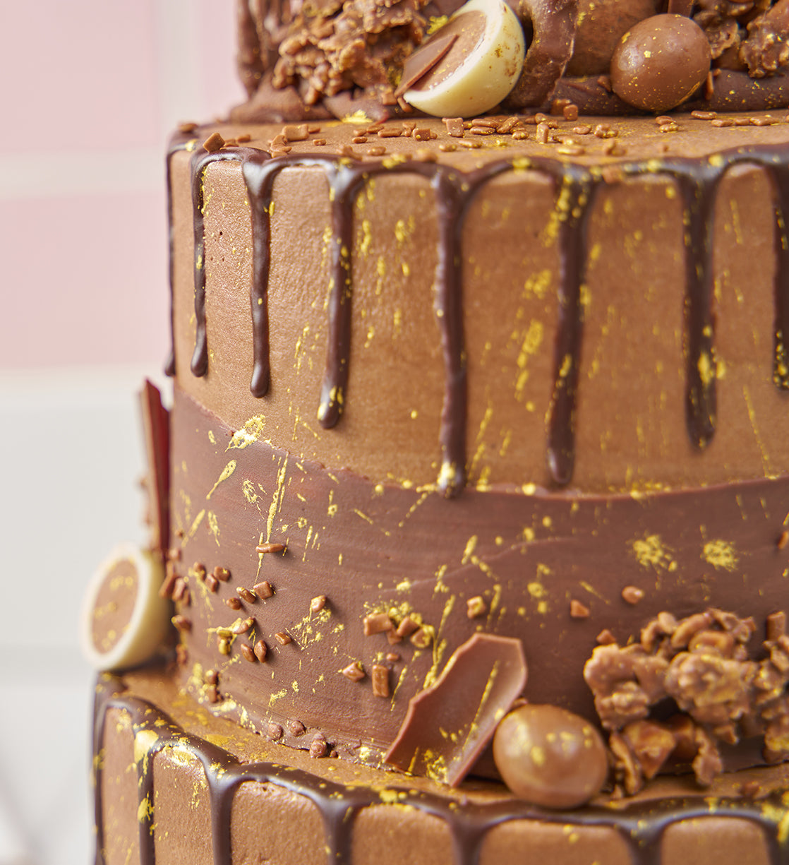 Chocolate Mini Two Tier Loaded Cake