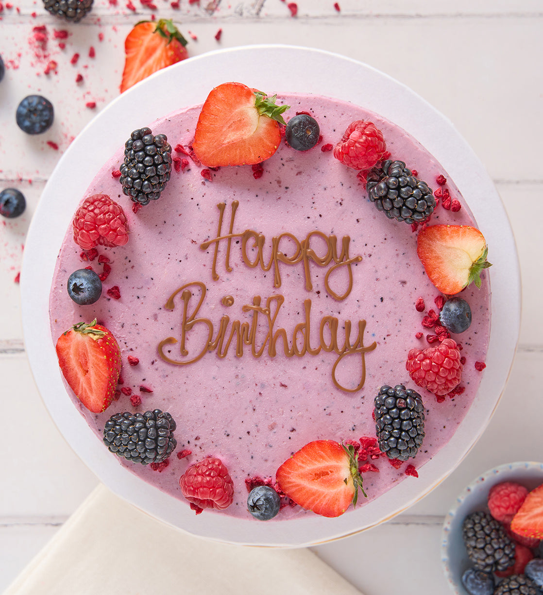 Gluten Free Fresh Berry Cake