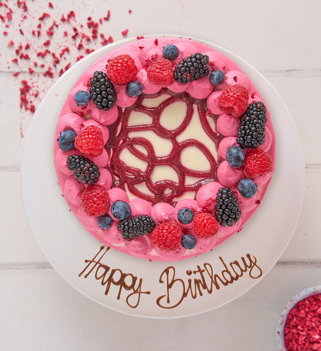 Mixed Berry Opera Cake – Lola's