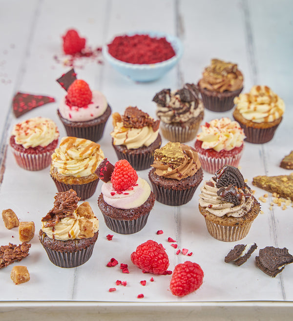 Assorted Classics Mini Cupcake Box