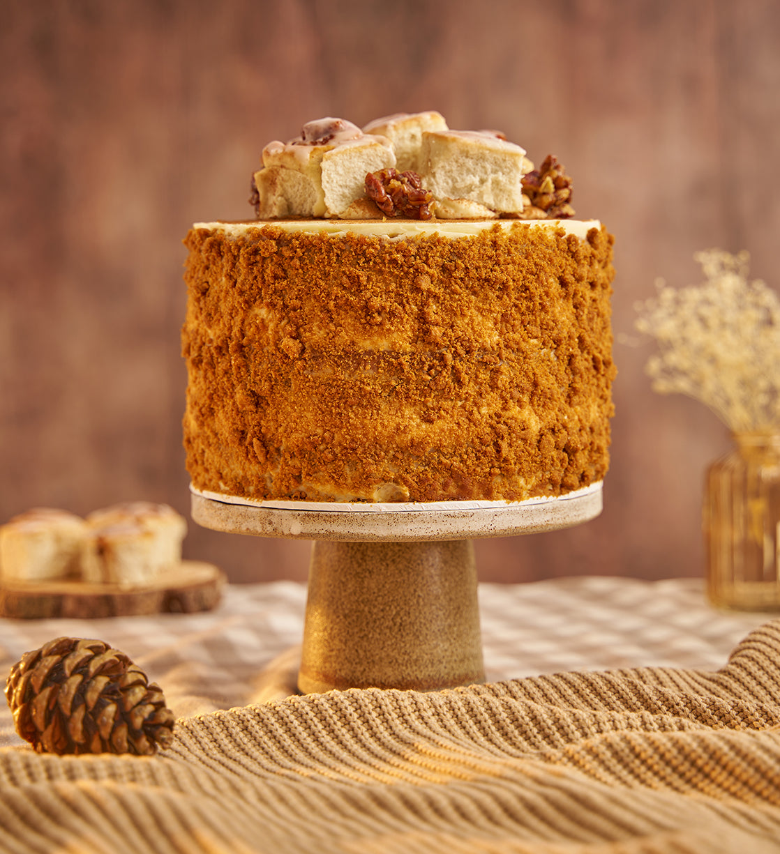 Cinnamon Bun Nationwide Cake