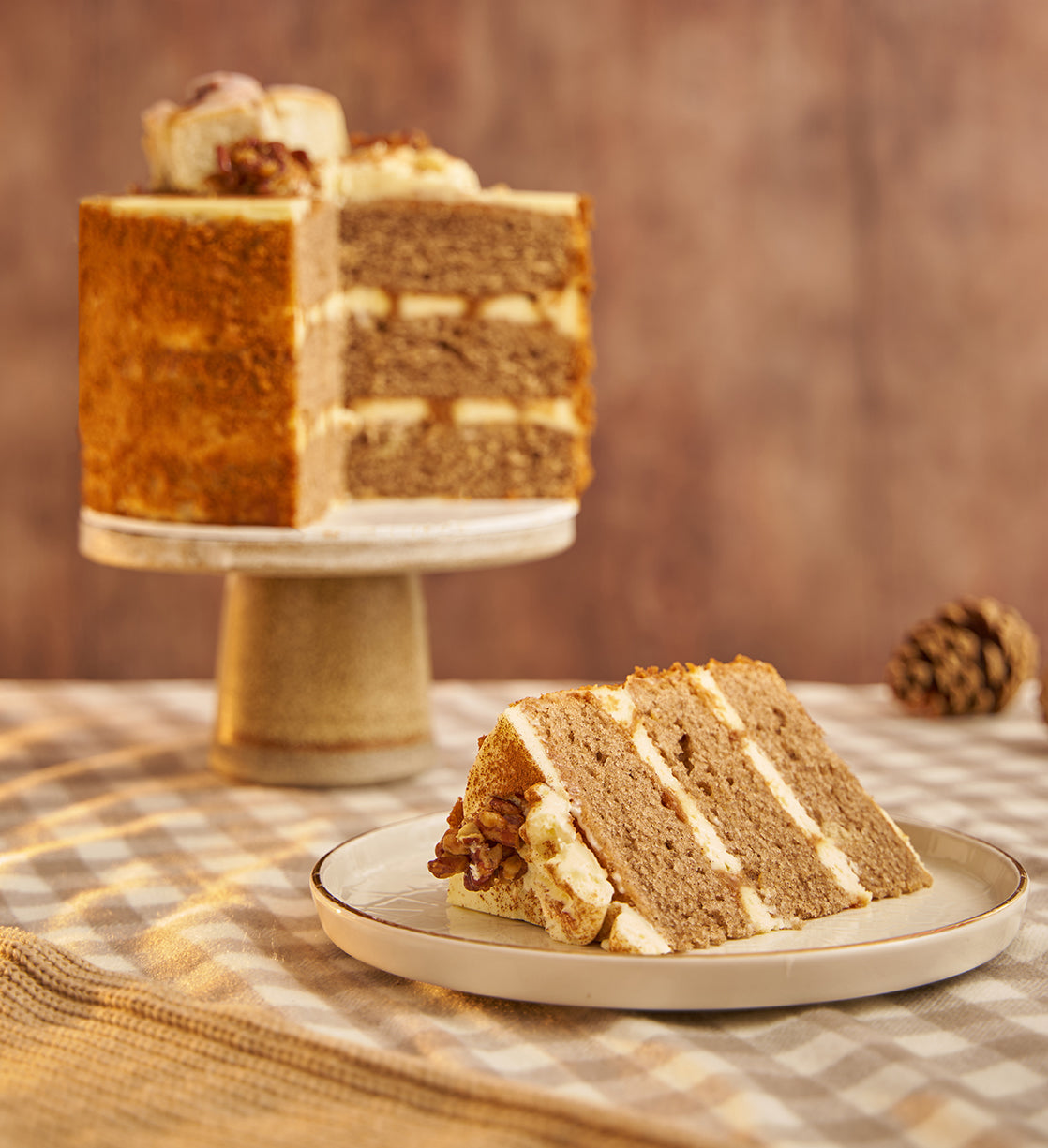 Cinnamon Bun Nationwide Cake