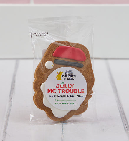 Jolly Mc Trouble - BBC Children in Need Charity Biscuit
