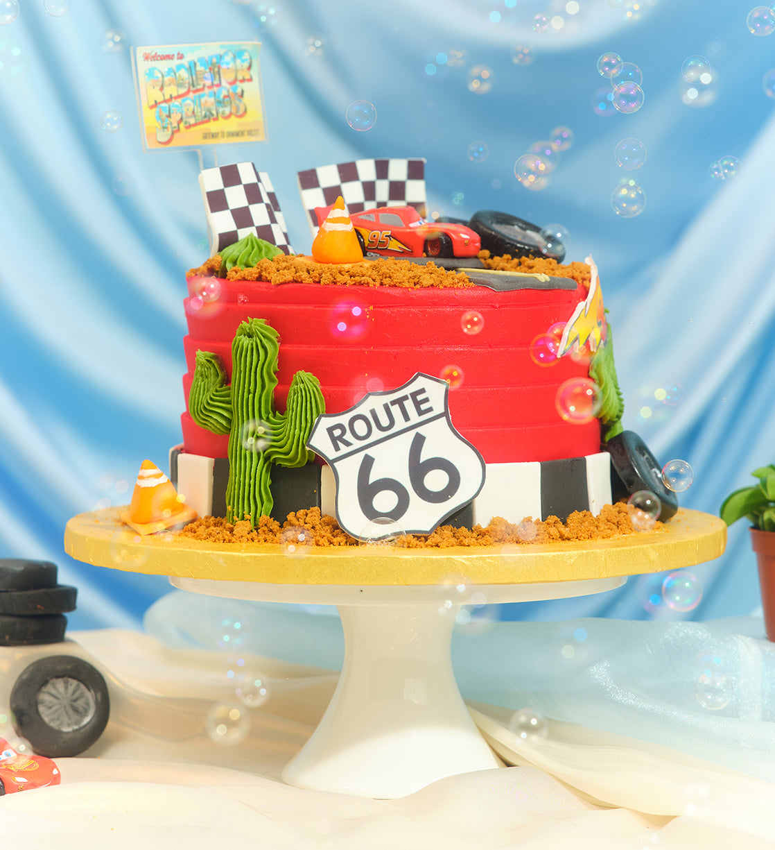 Disney Cars Themed Cake