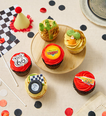 Disney Cars Themed Cupcake Box