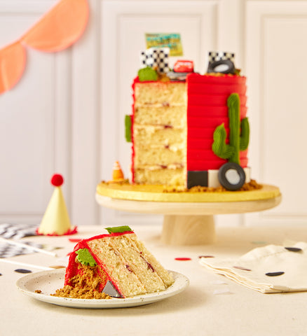 Disney Cars Themed Tall Cake