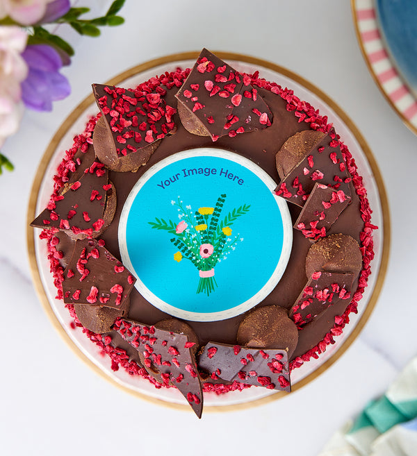 Chocolate and Raspberry Nationwide Cake