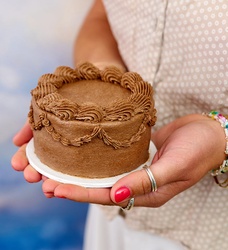 Chocolate Vintage Bento Cake