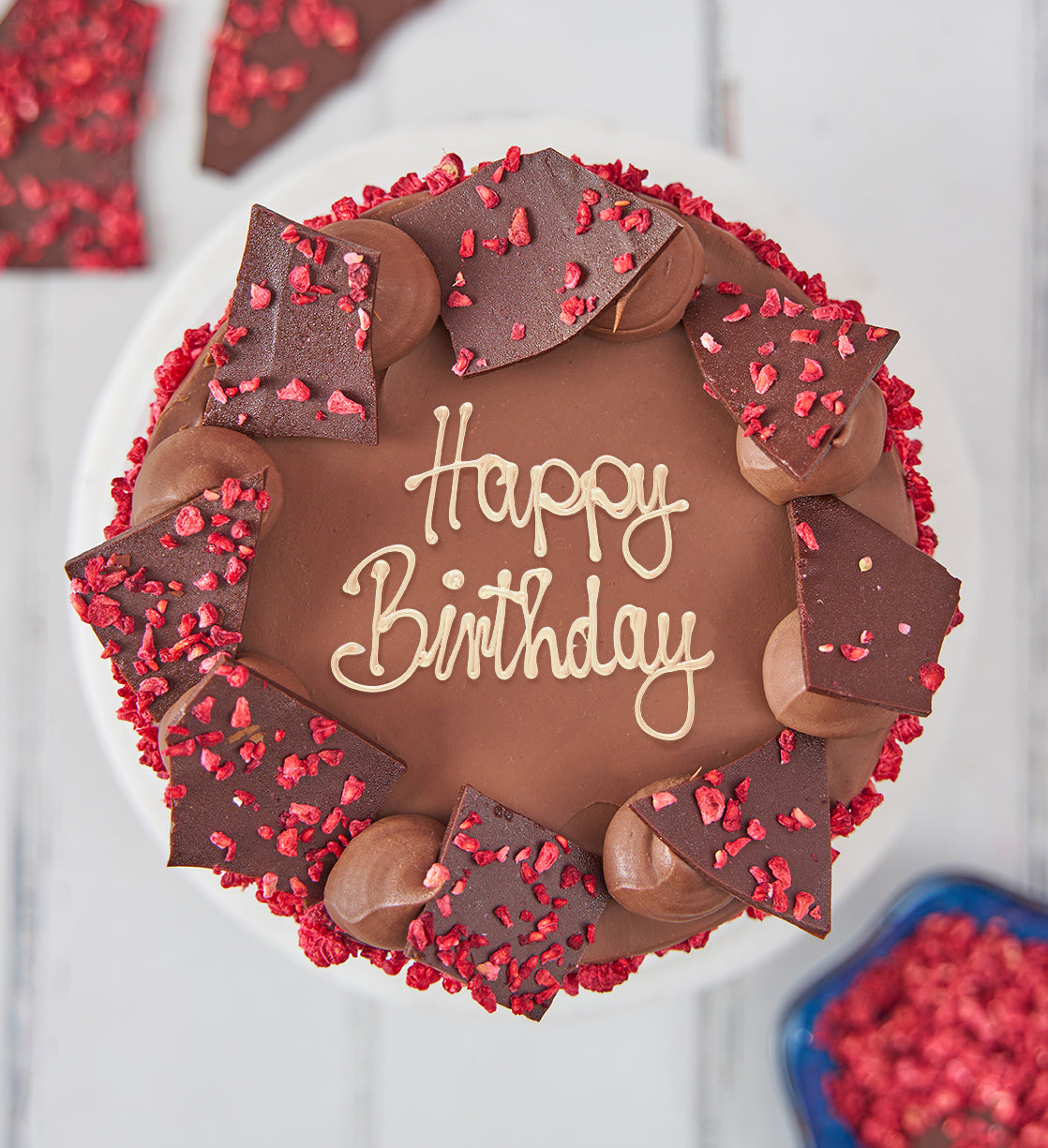 Chocolate and Raspberry Nationwide Cake