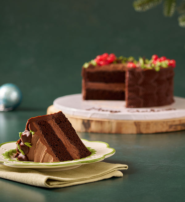 Christmas Gluten Free Vegan Layer Cake