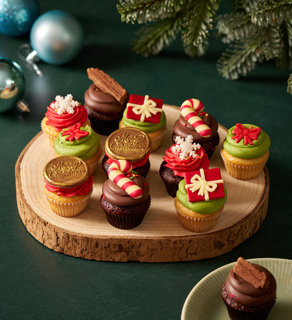 Christmas Mini Cupcake Box