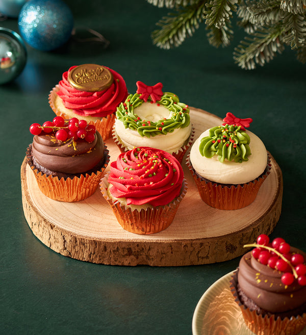 Christmas Gluten Free and Vegan Cupcake Box