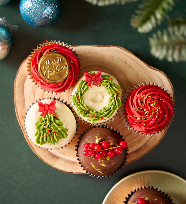 Christmas Gluten Free and Vegan Cupcake Box
