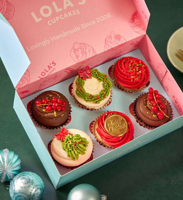 Christmas Gluten Free and Vegan Cupcake Box