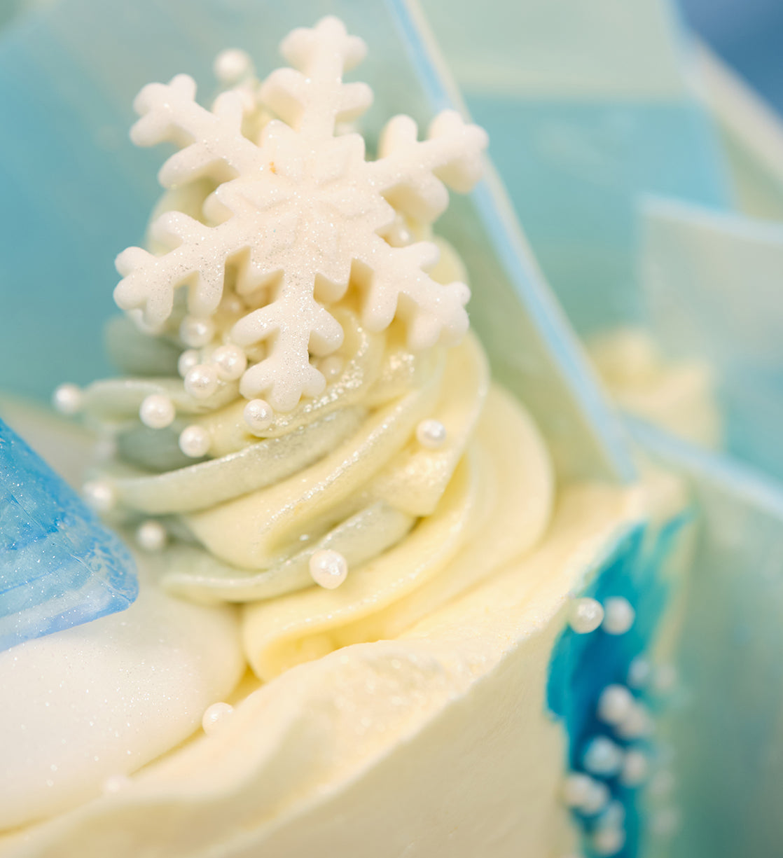 Disney Frozen Themed Two Tier Cake