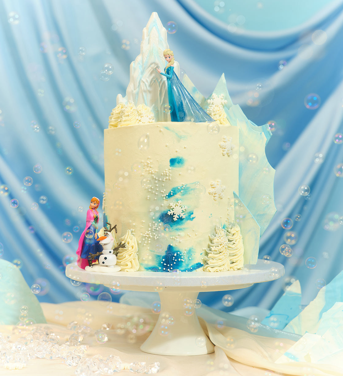 Disney Frozen Themed Tall Cake