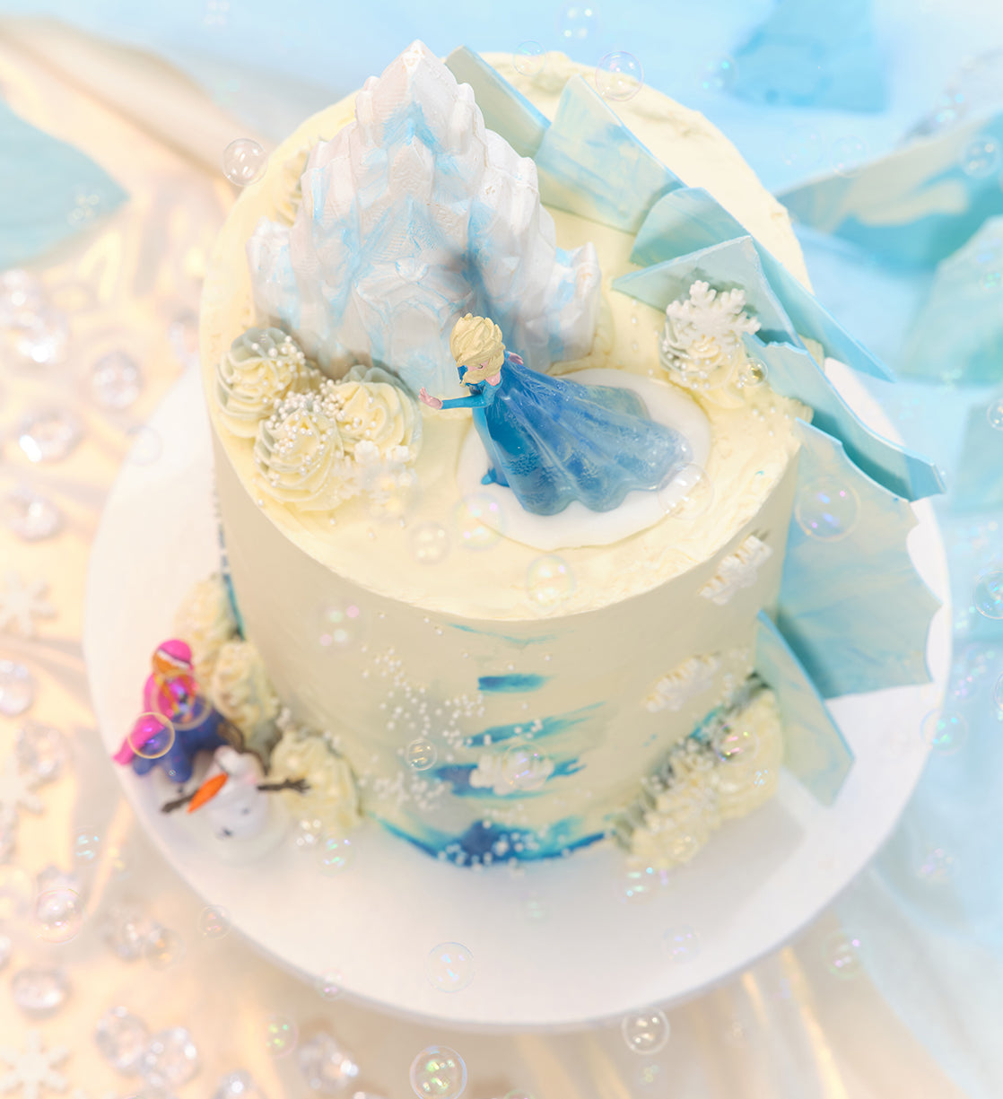 Disney Frozen Themed Tall Cake