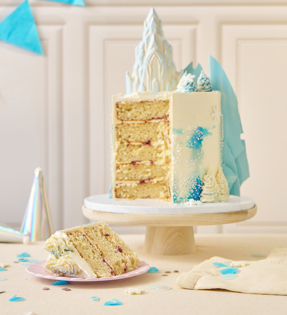 Disney Frozen Themed Tall Cake