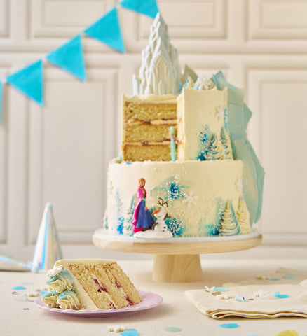 Disney Frozen Themed Two Tier Cake