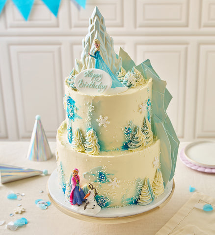 Disney Frozen Themed Two Tier Cake
