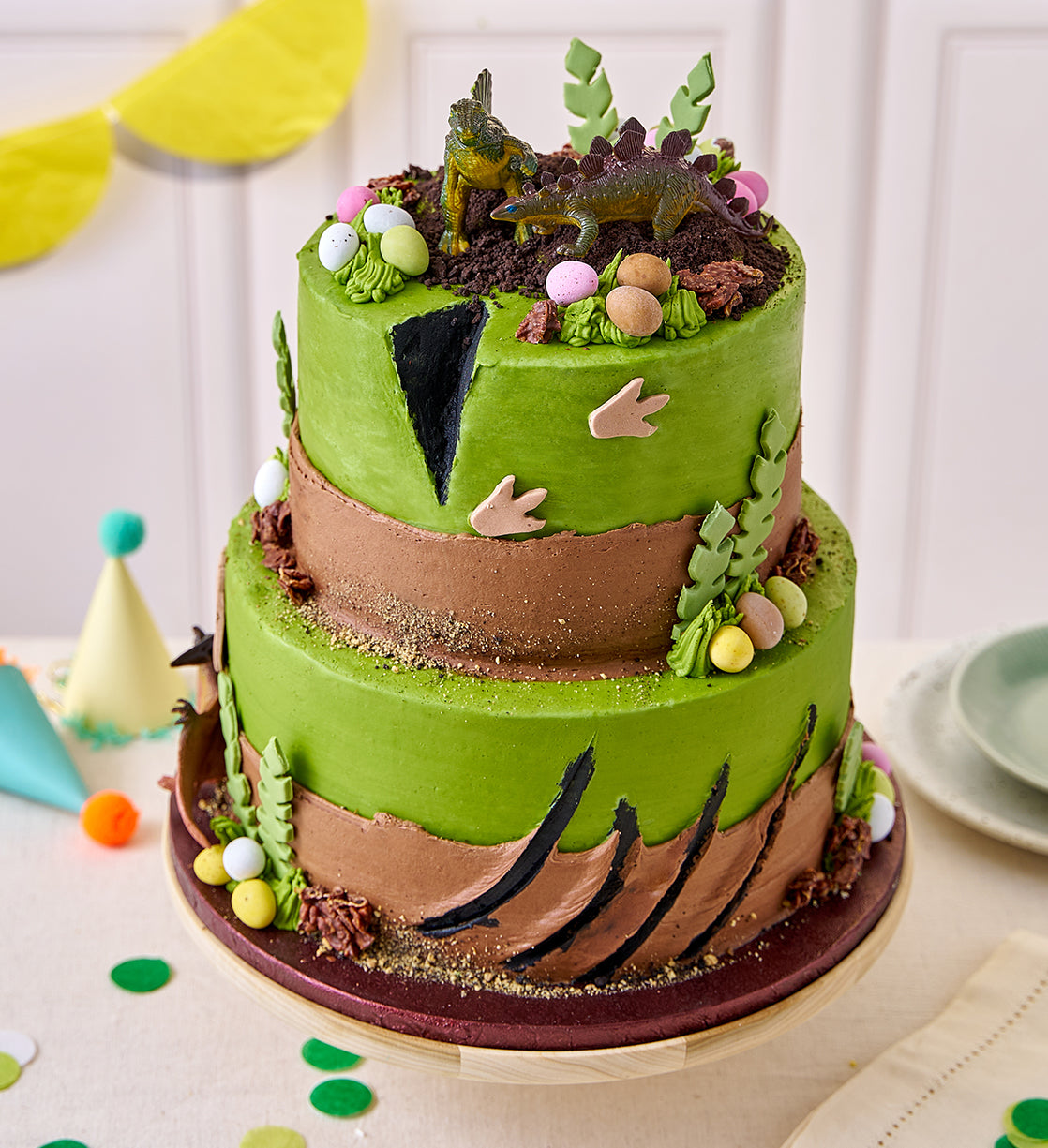 Dinosaur Two Tier Cake