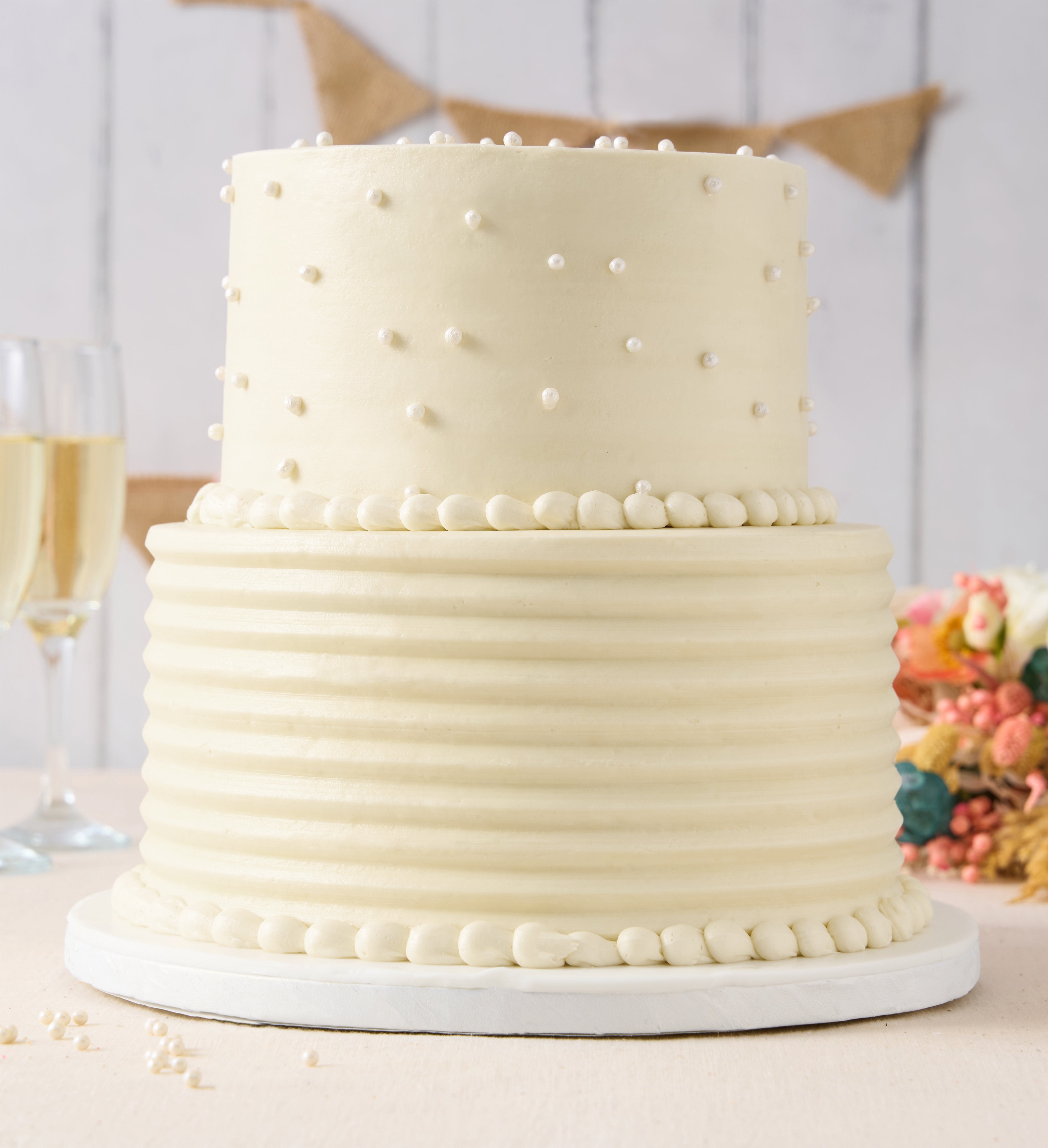 Ivory Pearl Cake