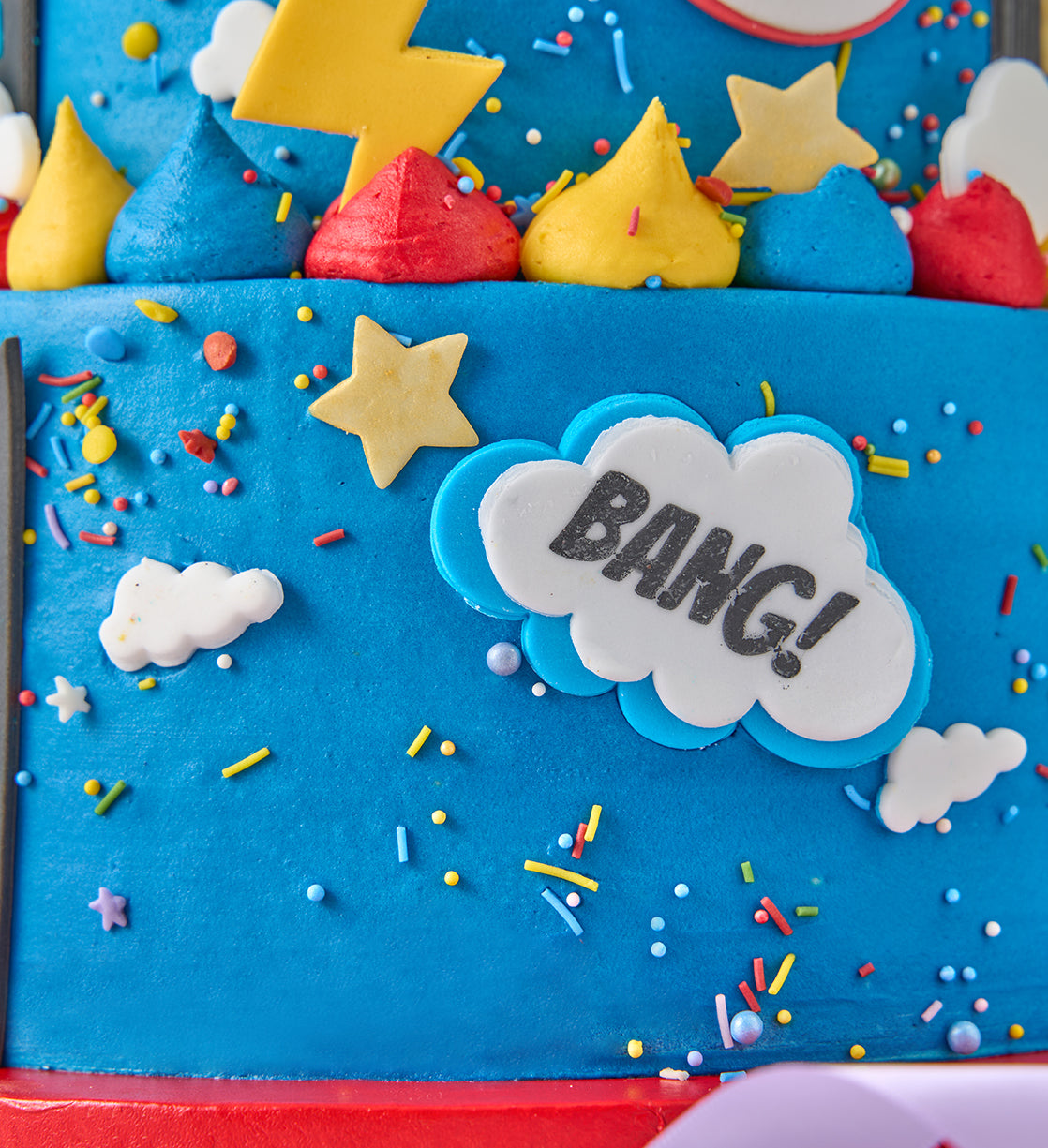 Superhero Two Tier Cake