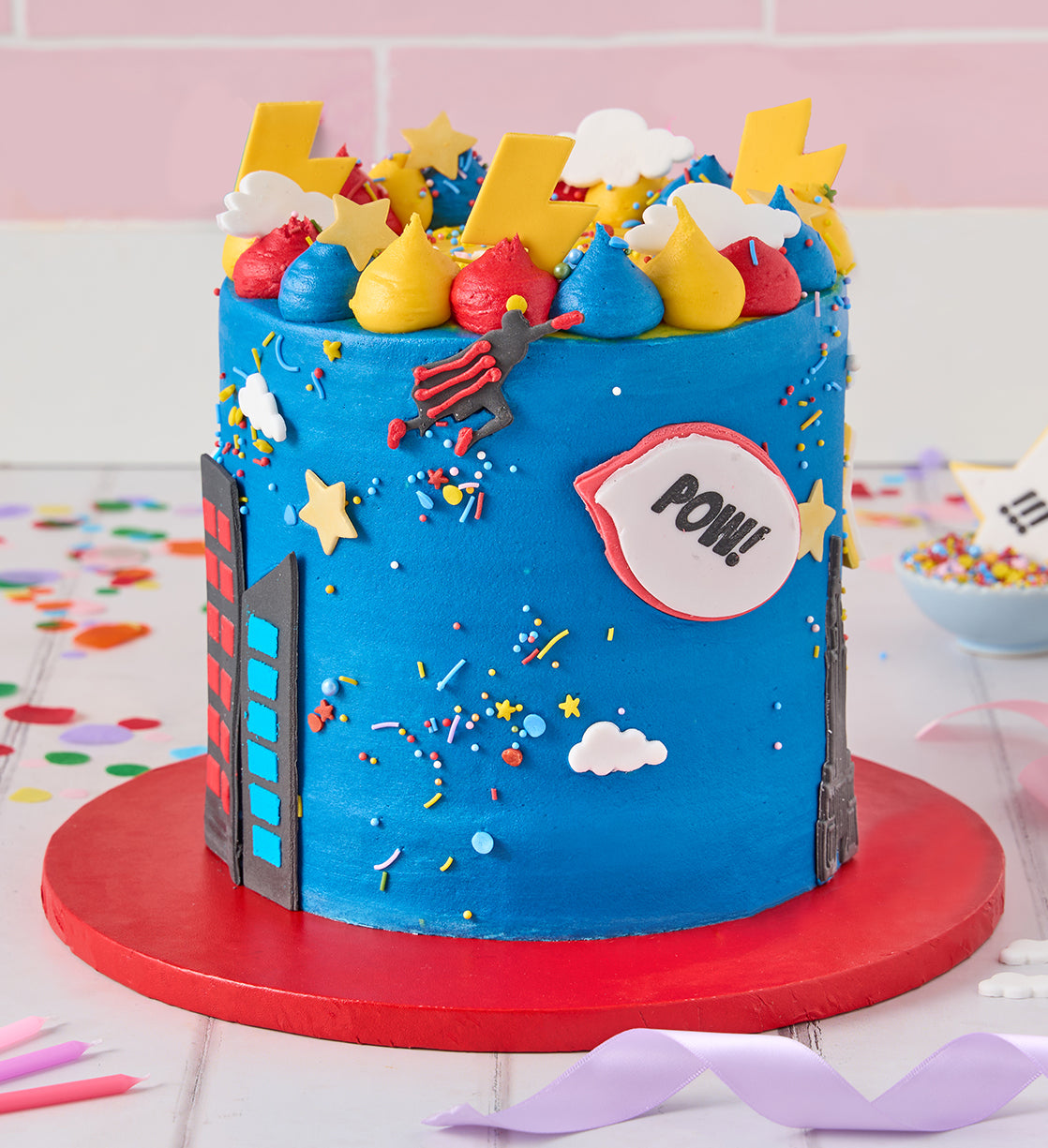 Superhero Cake