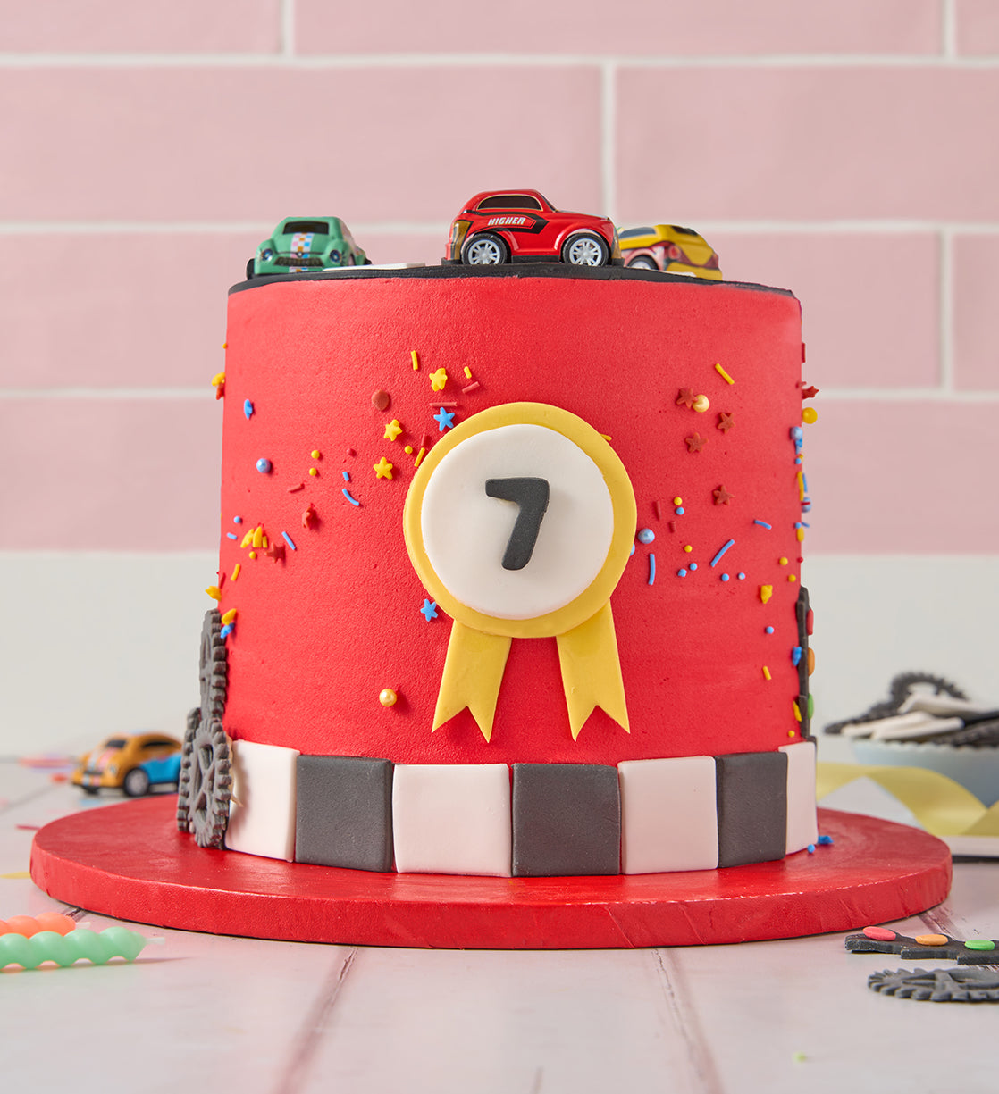 Racing Car Tall Cake