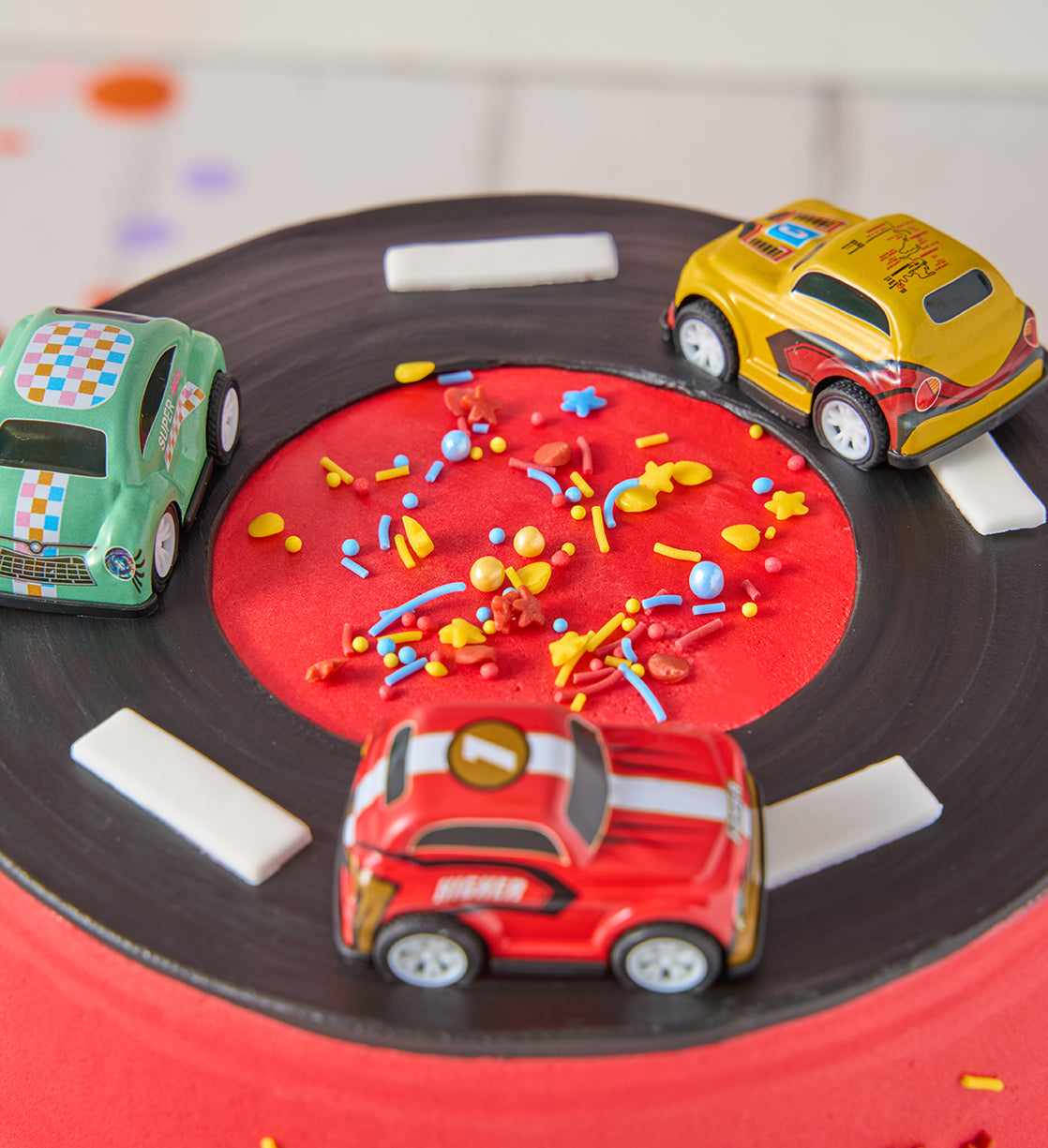 Racing Car Tall Cake
