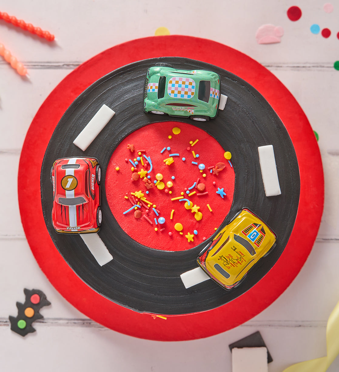 Racing Car Tall Cake