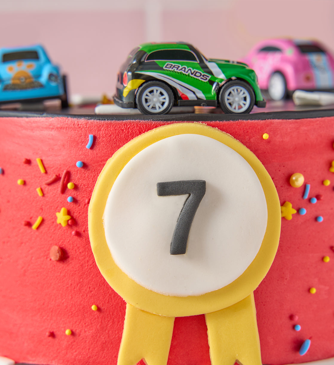 Racing Car Two Tier Cake