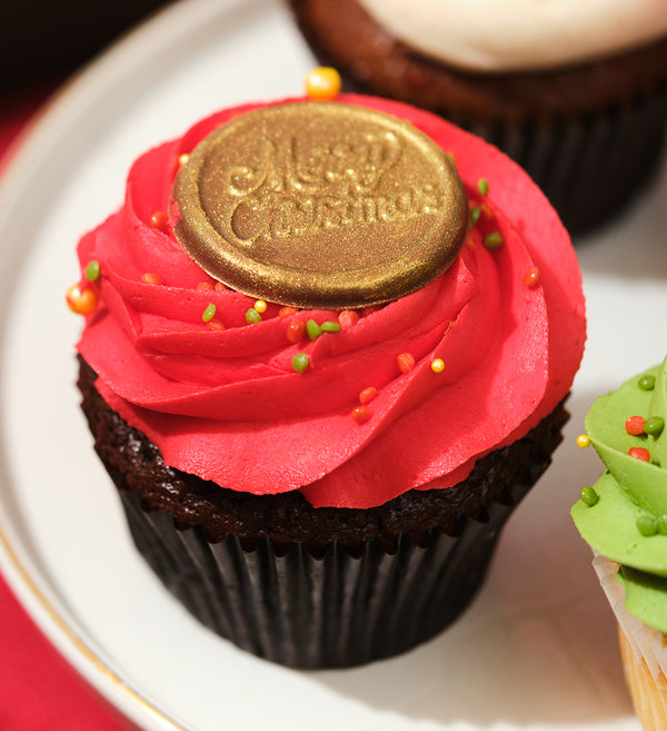 Christmas Cupcake Box