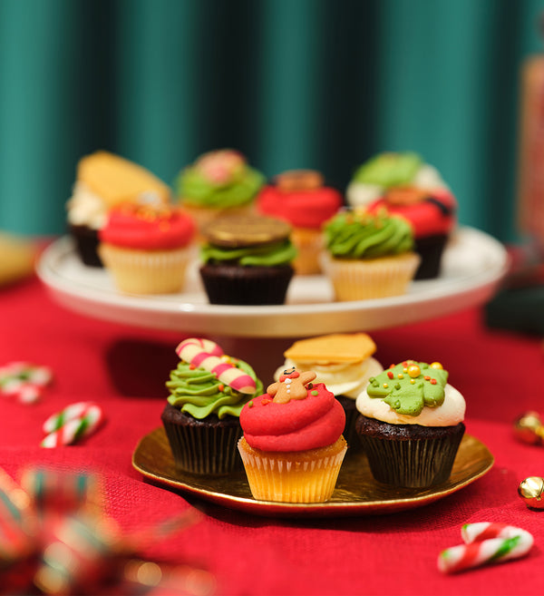 Christmas Mini Cupcake Box
