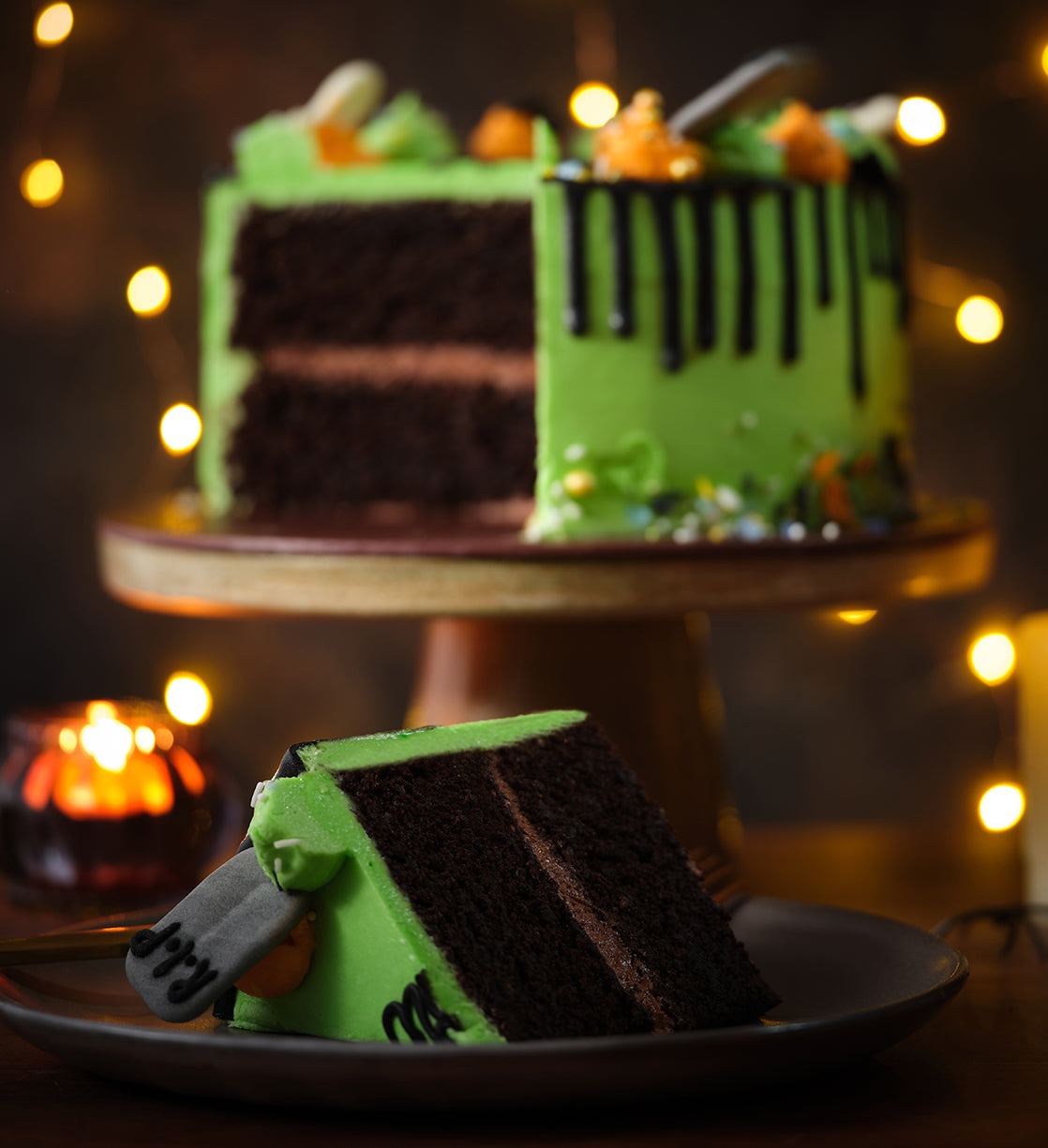 Haunting Halloween Cake
