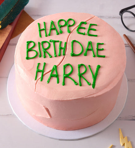 Happee Birthdae Harry Potter Cake