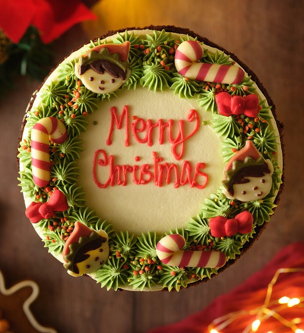 Nationwide Christmas Wreath Cake