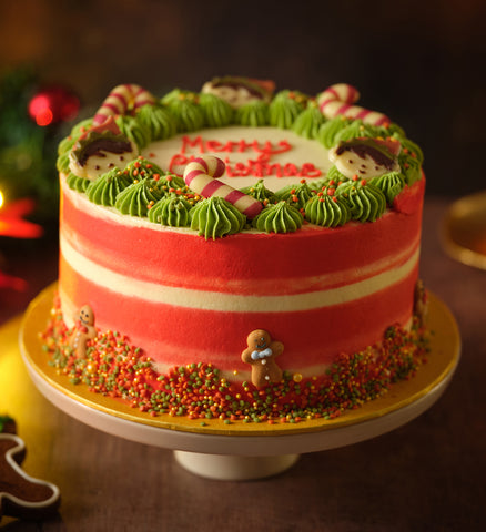 Christmas Wreath Cake