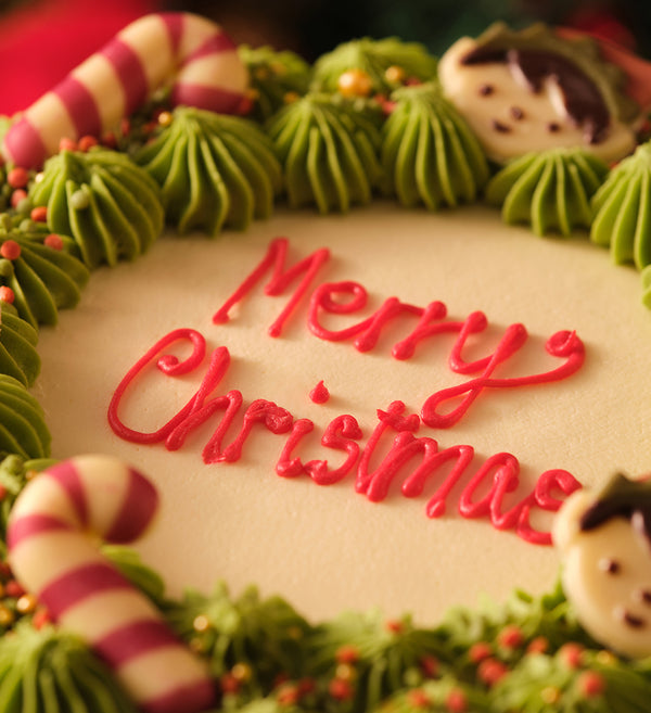 Christmas Wreath Cake